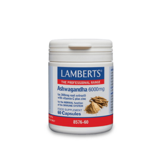 Εικόνα της LAMBERTS ASHWAGANDHA 6000MG, 60CAPS